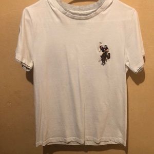 White polo T-shirt
